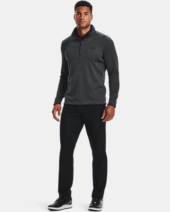 Herren UA Storm SweaterFleece mit ½-Zip, Black, pdpMainDesktop image number 2